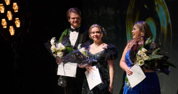 Left to right: Duncan Stenhouse, Elisabeth St-Gelais, Emily Rocha