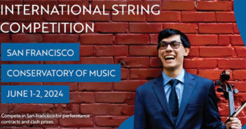 Klein International String Competition promotional poster