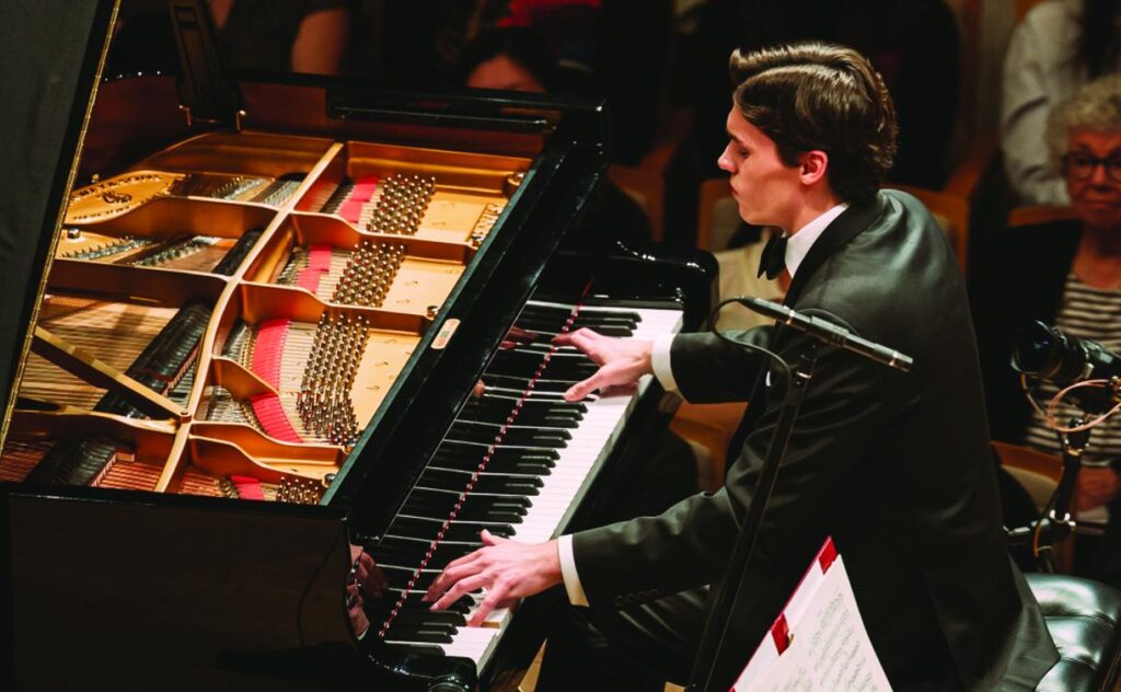 Jaeden Izik-Dzurko at the Leeds International Piano Competition